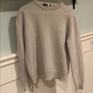 Brandy Melville cream crew neck wool sweater